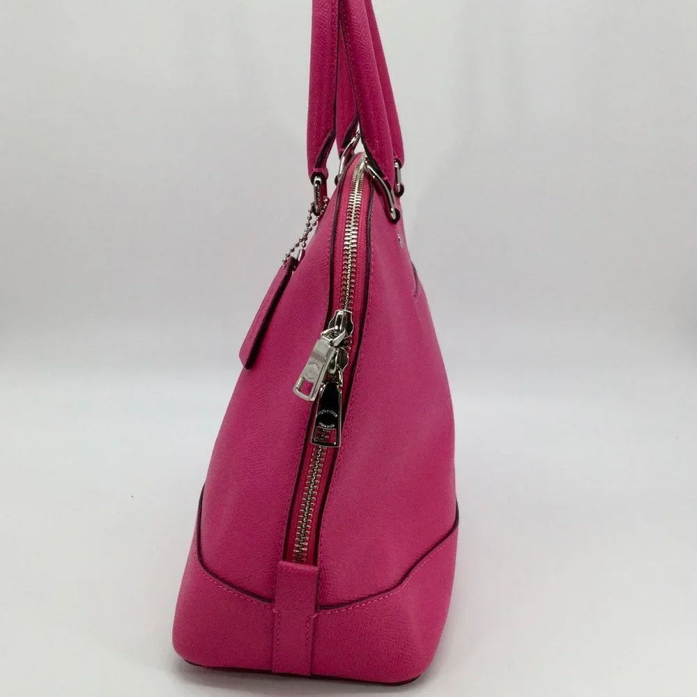 NWOT Coach Hot Pink Sierra Dome Satchel/Crossbody/Purse/Handbag_6